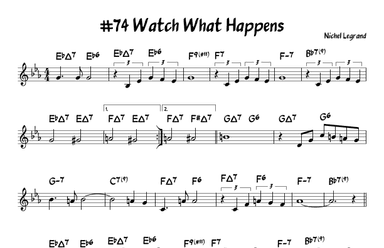 Watch What Happens (arr. John Fries)