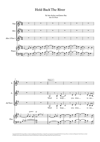 Hold Back The River (arr. B. Fleet)