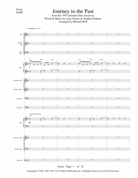 Journey To The Past (arr. arr. Richard Wolf)