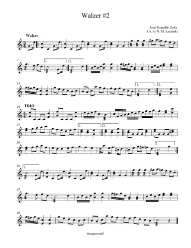 Walzer #2 (arr. Nick Lacanski)