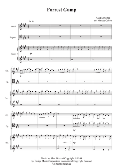I'm Forrest... Forrest Gump (arr. Marcos Cohen)