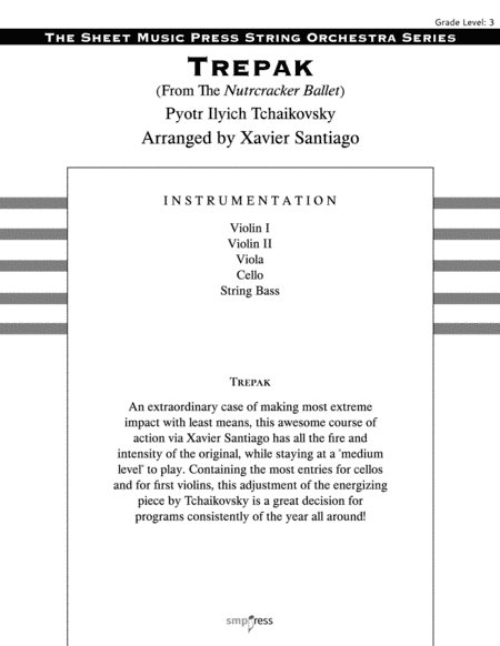 Trepak (arr. Xavier Santiago)