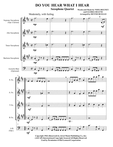 Do You Hear What I Hear (arr. Dennis Ruello)