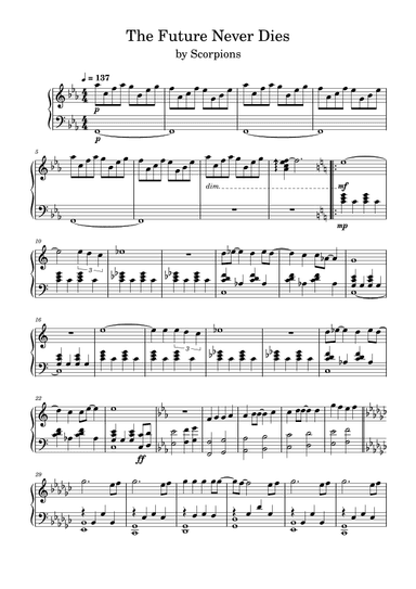 The Future Never Dies (arr. Anya Alston)