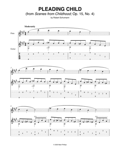 Pleading Child (from Scenes from Childhood) (arr. Mark Phillips)
