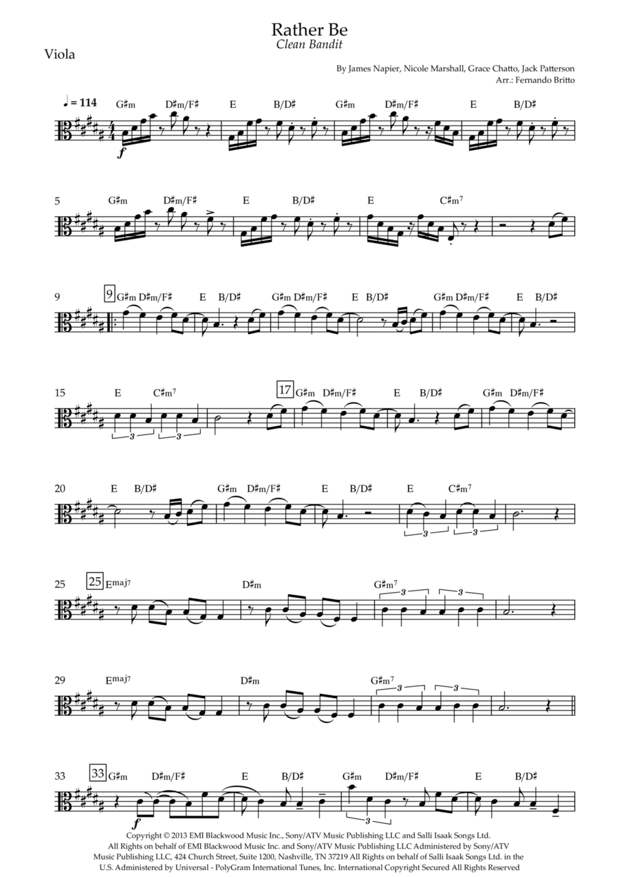 Every Breath You Take (arr. Fernando Britto)