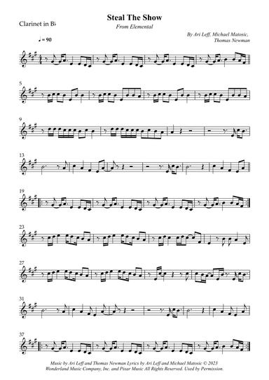 Steal The Show (arr. Wesley S. SIlva)