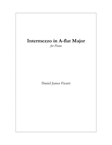 Intermezzo in A-flat Major