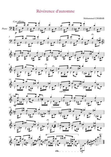 Révérence d'automne