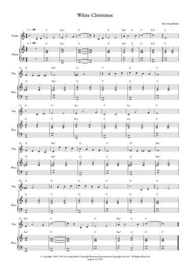White Christmas (arr. Wesley S. SIlva)