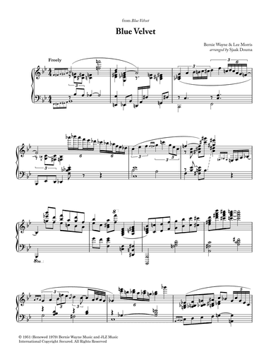 Blue Velvet (arr. Sjaak Douma)
