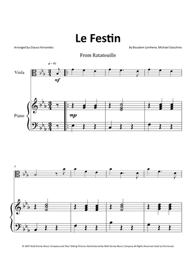 Le Festin (arr. Glauco Fernandes)