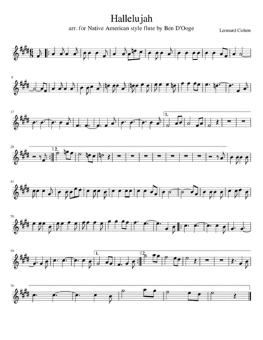 Hallelujah (arr. Ben D'Ooge)