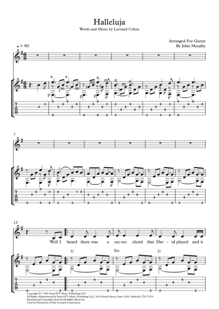 Hallelujah (arr. John Murphy)