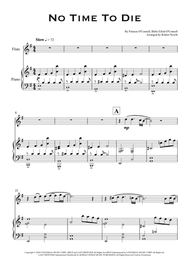 No Time To Die (arr. Robert Newth)