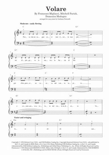 Volare (arr. Emiliano Petronilli)