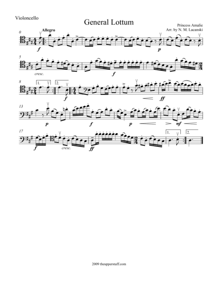 General Lottum (arr. Nick Lacanski)