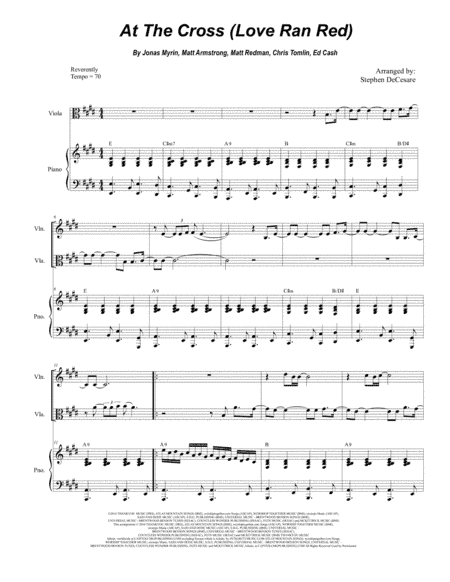At The Cross (love Ran Red) (arr. Stephen DeCesare)