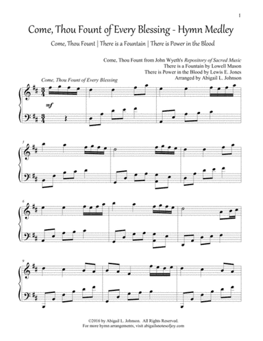 Come, Thou Fount of Every Blessing - Hymn Medley (arr. Abigail L. Johnson)