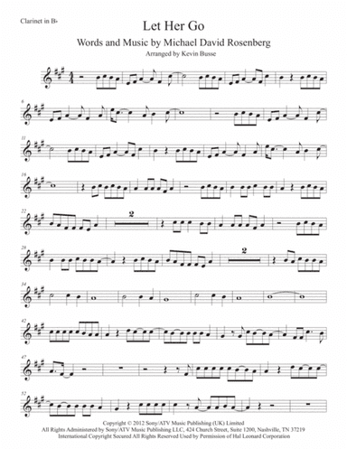 Let Her Go (arr. Kevin Busse)