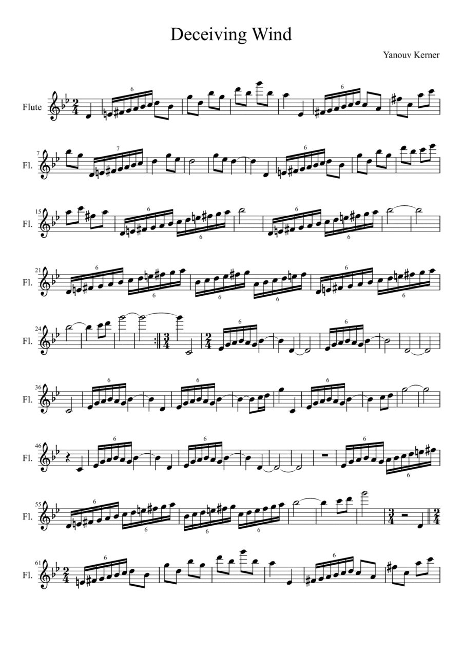 Deceiving Winds (World, Flute)