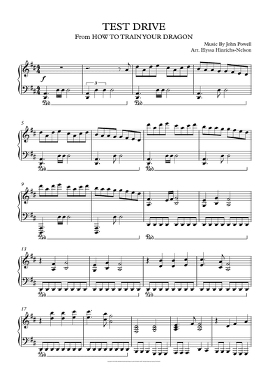 Test Drive (arr. Elyssa Hinrichs-Nelson)