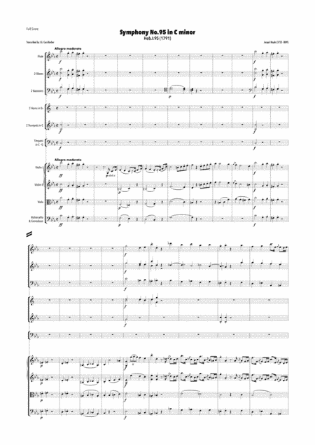 Haydn - Symphony No.95 in C minor, Hob.I:95 (arr. J.G. Cucó Barber)