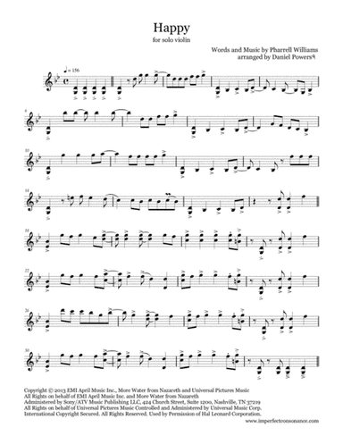Happy (arr. Daniel Powers)
