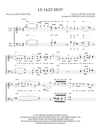 Le Jazz Hot (arr. Patrick McAlexander)