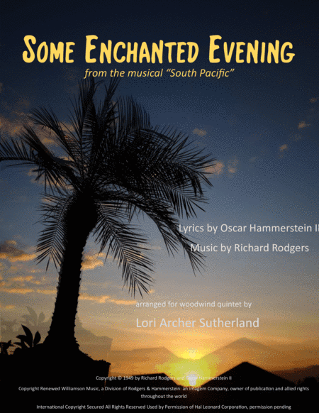 Some Enchanted Evening (arr. Lori Archer Sutherland)