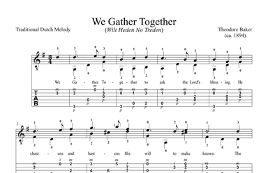We Gather Together (arr. Dennis McCorkle)