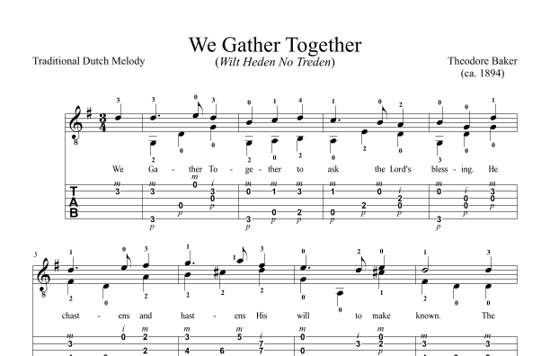 We Gather Together (arr. Dennis McCorkle)