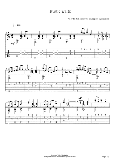 Rustic waltz