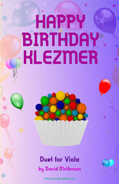 Happy Birthday Klezmer, for Viola Duet (arr. David McKeown)