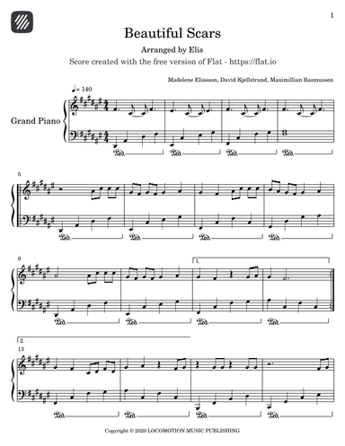Beautiful Scars (arr. Elis)