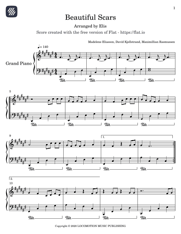 Beautiful Scars (arr. Elis)