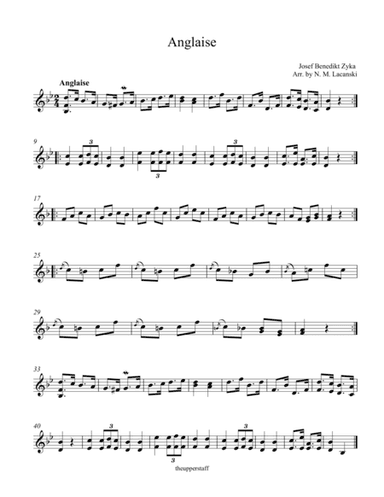 Anglaise (arr. Nick Lacanski)