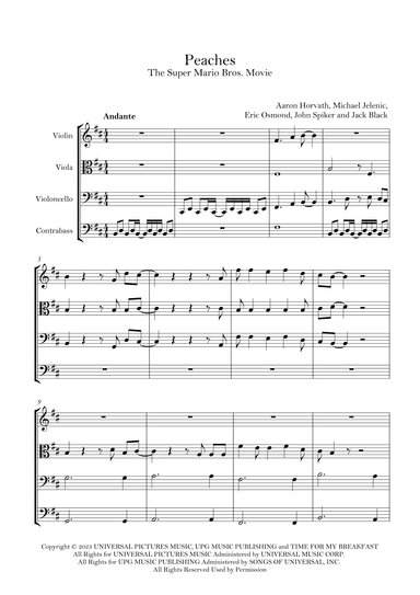 Peaches (arr. Lila Lali)