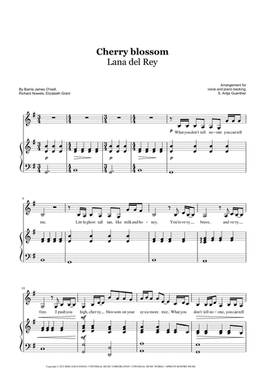 Cherry Blossom (arr. Antje Günther)