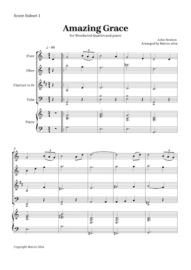 Amazing Grace (arr. Márcio Silva)