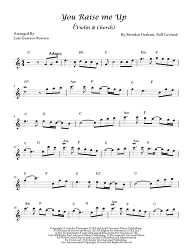You Raise Me Up (arr. Luís Gustavo Rossato)