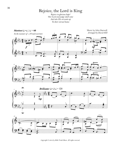 Rejoice, The Lord Is King (arr. David Hill)
