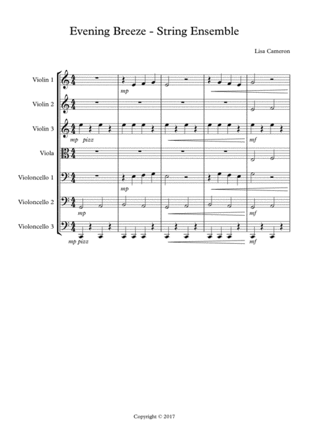 Evening Breeze - String Ensemble