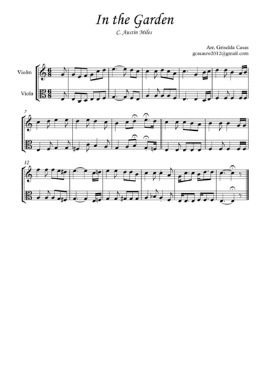 In the Garden (arr. Griselda Casas)