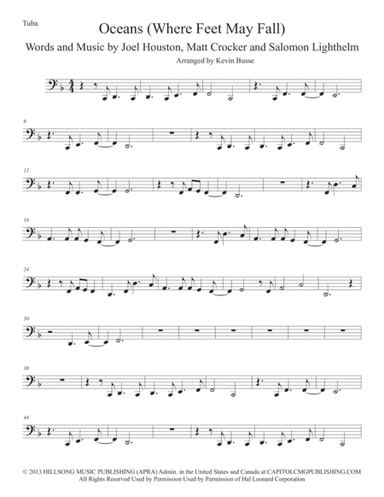 Oceans (Where Feet May Fail) (arr. Kevin Busse)
