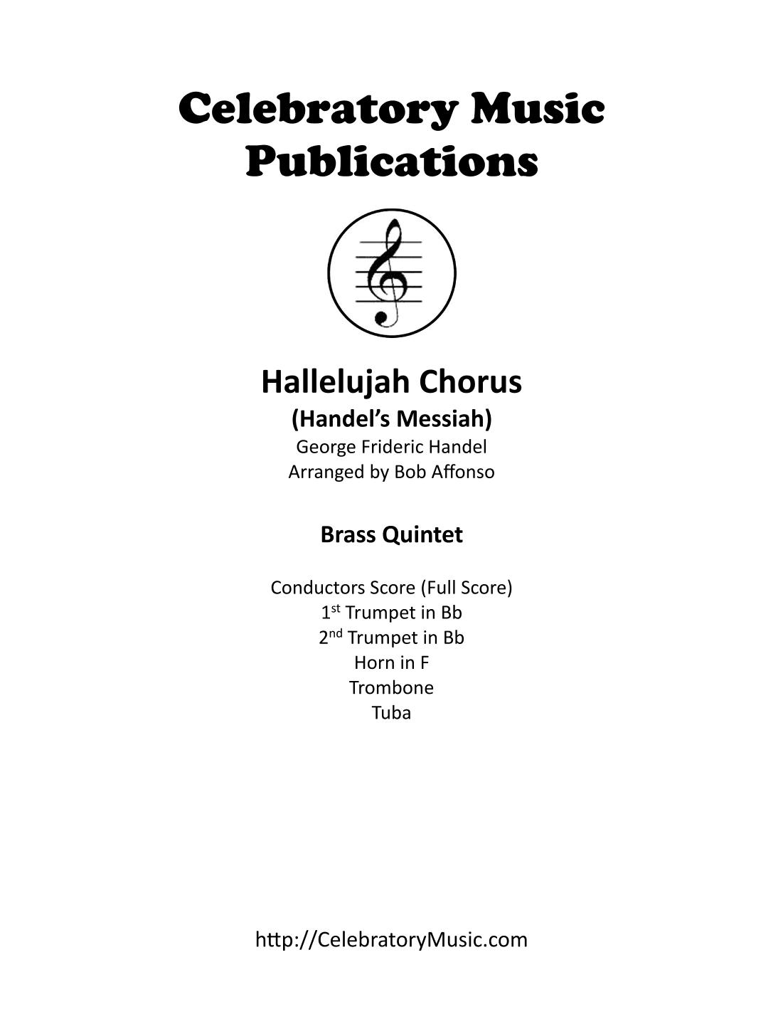 Hallelujah Chorus (arr. Bob Affonso)