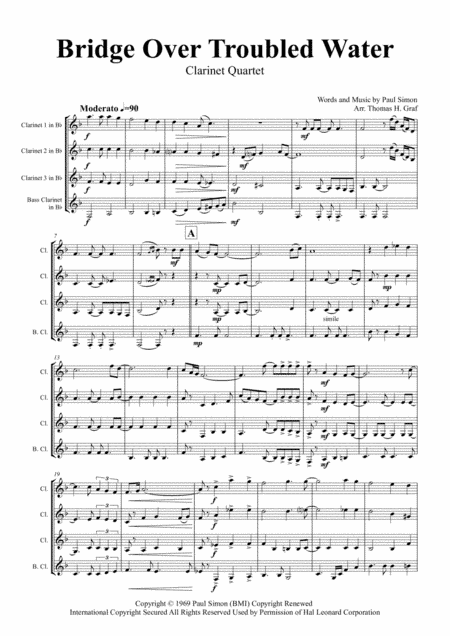 Bridge Over Troubled Water (arr. Thomas H. Graf)