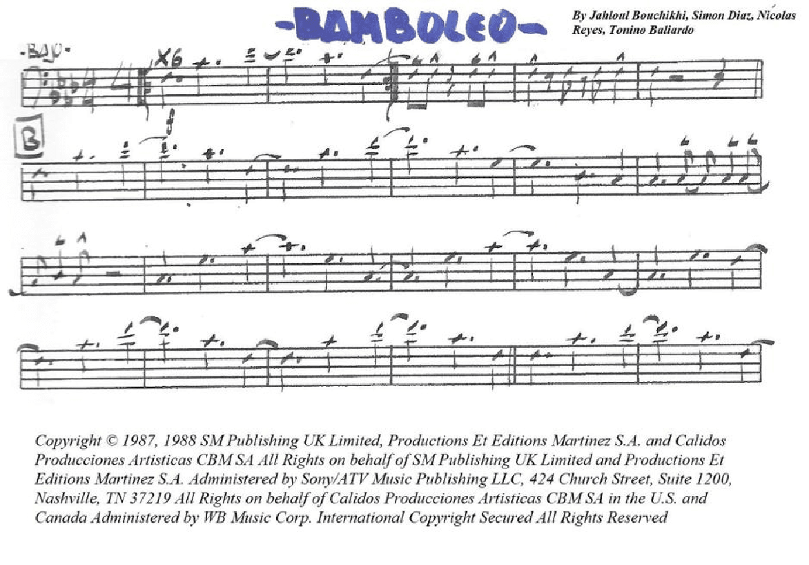 Bamboleo (arr. juan carlos esteve / Gran Coda)