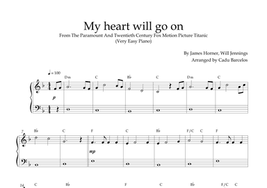 My Heart Will Go On (love Theme From 'titanic') (arr. Cadu Barcelos)