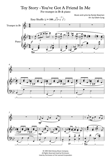 You've Got A Friend In Me (arr. Edwin Sung)